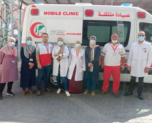 Una clínica móvil que salva vidas en Gaza