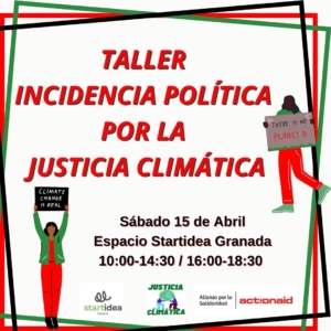 incidencia política por la justicia climática