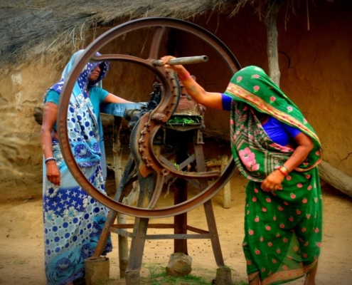mujer, India, empleo sostenible
